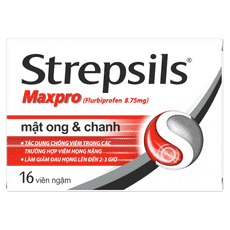 Strepsils Maxpro- Hộp 16 viên