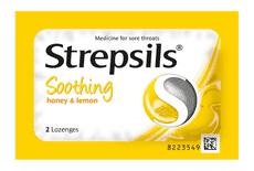 Strepsils Soothing Honey & Lemon- Gói 2 viên